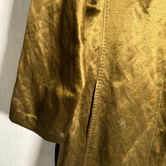 Eileen Fisher Linen And Silk Dress with‎ Pockets- Medium - Picture 3 of 9